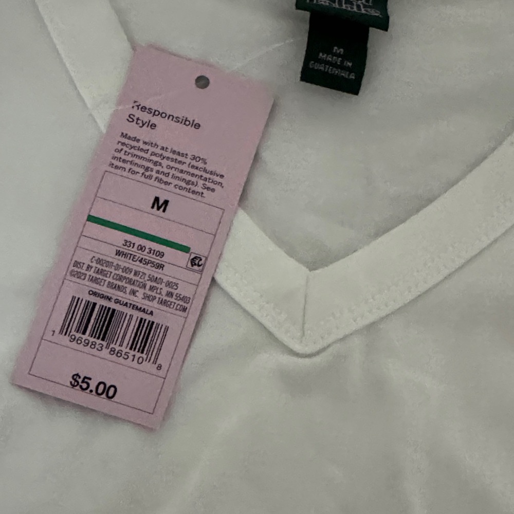 wild fable White Girls' Basic V-Neck Tops - 2 Pack - Picture 5 of 6